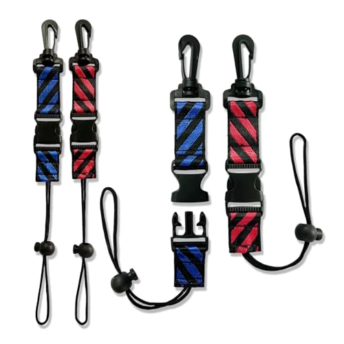 Ori Yuan 4pack Scuba Lanyard Clip, Quick Release Safety Strap With Adjustable...