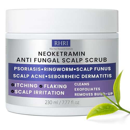 Anti Fungal Scrub for Men & Women | Anti Dandruff, Medicated, Folliculitis Scrub for Dry Scalp,...