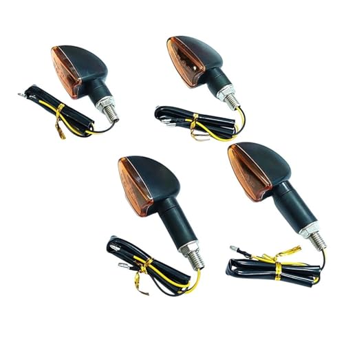 Luz trasera para motocicleta de 12V e intermitente universal de 10mm para Scooter 2