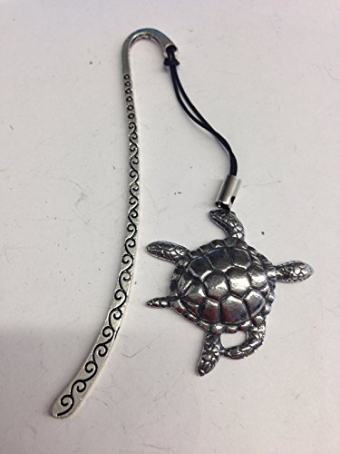 Tortue we-sltukr Motif Cordon Marque-page avec breloque 3D en étain anglais Cover