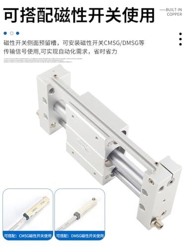 Vérin sans tige à accouplement magnétique RMTL 16 * 900 long