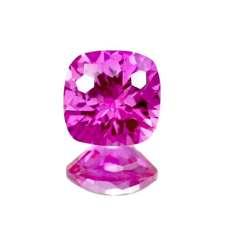 Saphir rose naturel coussin 15x14mm pour bague d'exception