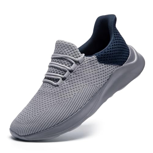 VGPSFN Chaussures de Sport pour Hommes Baskets Chaussures décontractées Chaussures de Tennis Chaussures de Course Antidérapantes Confortables Légères Gris...