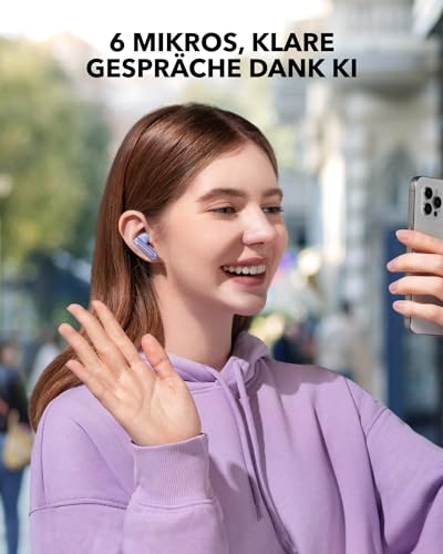 soundcore by Anker P40i, Wireless Earbuds mit Noise Cancelling, BassUp – Ansicht 6