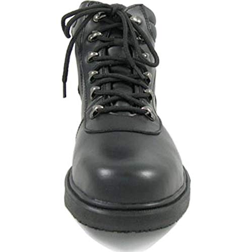 7130-7.5M Men Zipper Work Boot,Steel Toe,7.5M,PR3