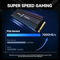 fanxiang S880ER 1TB PCIe 4.0 NVMe M.2 SSD mit Kühlkörper, bis zu 7100MB/s – Ansicht 3