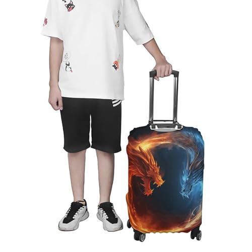 Housse de valise dragons du feu et de la glace L extensible - 7