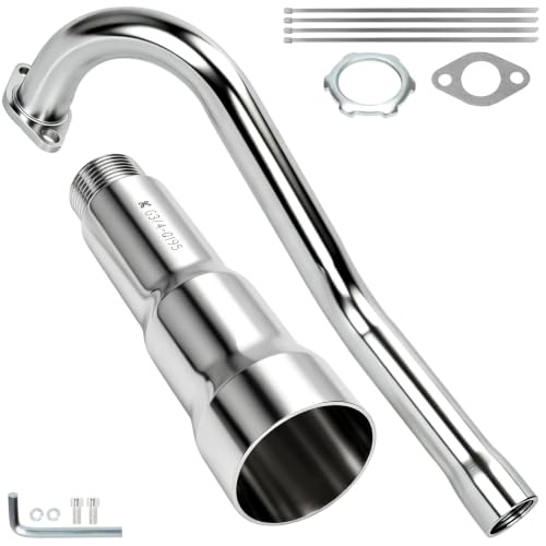 Image of GMB100 Central Long Mini Bike Trumpet Exhaust Pipe for CT100U