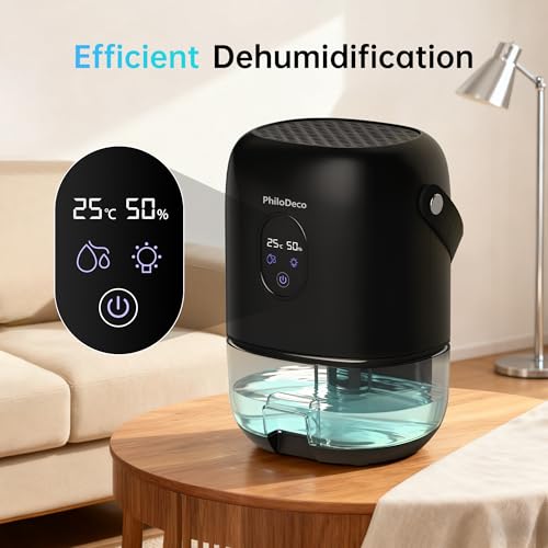 PHILODECO 35 OZ Dehumidifiers for Home(280 sq.ft), Ultra Quiet 25 dB for Bedroom and Bathr - image 5