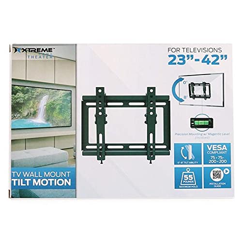 XTREME DIGITAL LIFESTYLE ACCESSORIES XMB10129BK TV Wall Mount TILT Motion 23X42