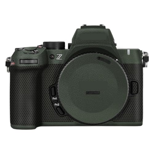 Autocollant Z50II en vinyle aspect cuir vert pour protéger l'appareil photo Nikon Z50 Mark II
