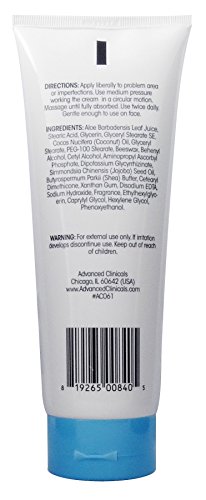 Advanced Clinicals Dark Spot Vitamin C Cream For Face, Hand & Body Lotion, Anti Aging Therapeutic Skin Care Moisturizer Lotion Reduces Appearance Of Age Spots, Blotchy Skin, & Wrinkles, Large 8 Fl Oz