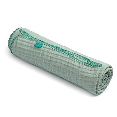 Urban Kanga 4 lagen mosselin babydeken babydeken babydeken 100 x 100 cm groen