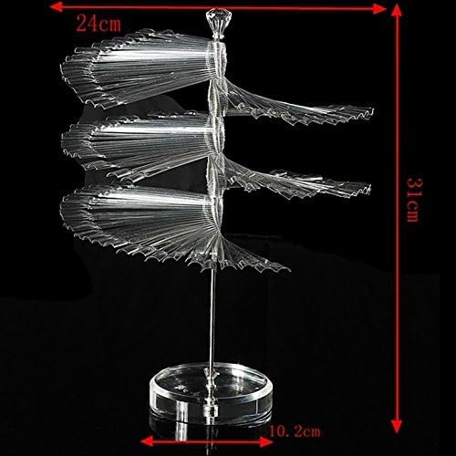 Nail Display Stand | 120 Pcs Spiral Nail Art Color Chart | False Nails Practice Display Tools for Gel Polish & Salon Use | Nail Tip Swatch Palette for Manicure Presentation 2