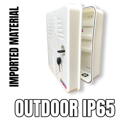 Image of (ABS Type Box Pack of 4) CCTV Camera fitting box | Mounting box | Junction box | Pvc box | Waterproof cc camera box. (POE BOX V2, 4)