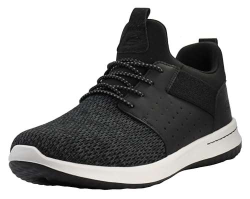 Image of Skechers Men Delson Camben Sneakers | Casual, Air-Cooled Memory Foam, Skech-Knit Mesh, Lightweight, Vegan