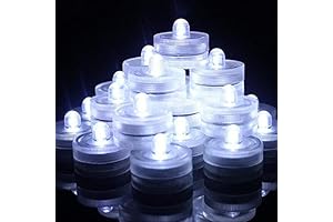 SHYMERY Submersible LED Lights Waterproof Underwater Tea Lights