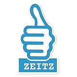 zeitzonen europa usa Digitaldruck JOllify Aufkleber - ZEITZ – Farbe: Design: Thumbs up - Daumen hoch