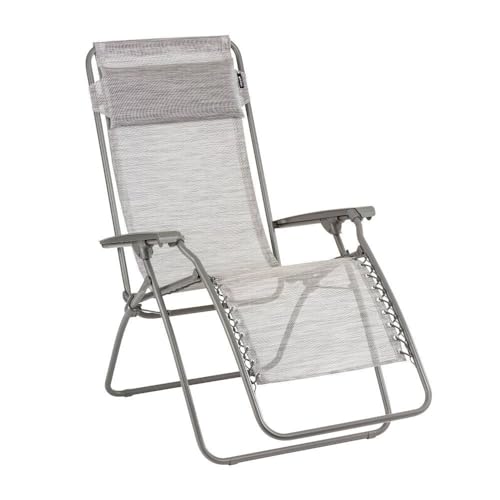 Lafuma Mobilier RT2 Stuhl Relax Texplast, Gestell Acier Batilyne, Farbe Brume