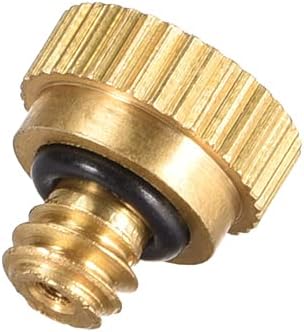 uxcell Brass Misting Nozzle - 10/24 UNC 0.3mm Orifice Dia Replacement Heads for Outdoor Cooling System image 4