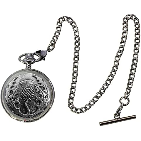 I LUV LTD Scottish Theme Mechanical Pocket Watch Cover
