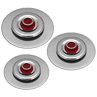 Kit 3 Coperchi Magici Antiodore Ventur Magic Ø27, Ø31, Ø35 cm Cooker in Acciaio Inox Pomello Rosso