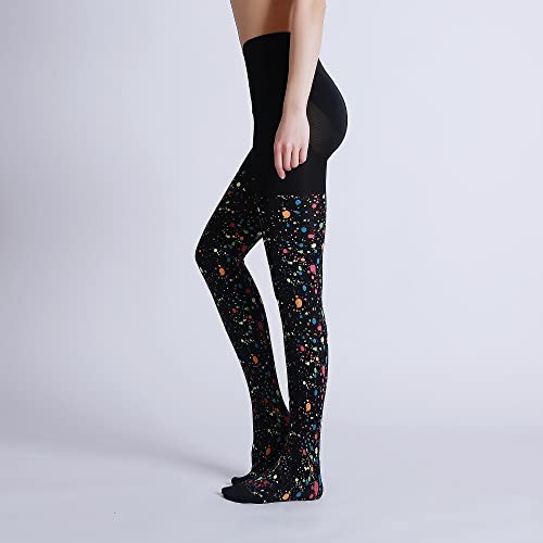Image of Sahabowi Women Tights, Sheer High Waist Pantyhose, Vintage Control Top Stockings