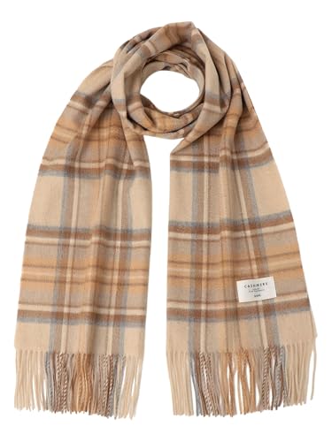 [シップス フォー ウィメン] ストール チェック カシミヤ ストール レディース 318260087 ベージュ系 ONE SIZE