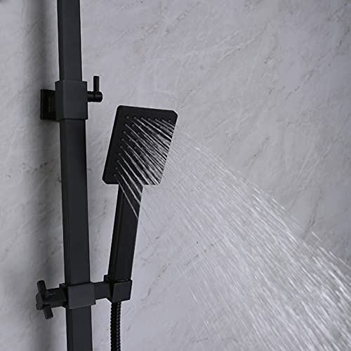 Robinet de douche thermostatique noir pour stopper les variations de température - 8