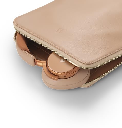 Image of Bang & Olufsen Beoplay H100 ANC Over-Ear Headphones - Sunset Apricot | Premium Wireless, Active Noise Cancelling, Protective Carrying Case