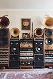  Vintage Sound Journal: 6 x 9 Notebook with Retro Hi-Fi Stereo Cover – 200 Pages