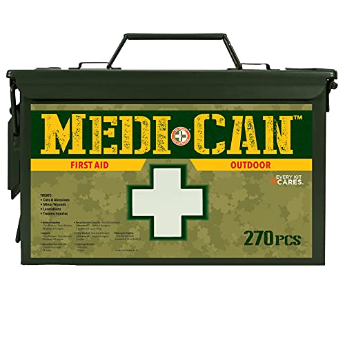 Be Smart Get Prepared 270Piece Medi+Can First Aid & Advance Wound Care Kit (Packaging May Vary) #TOP1