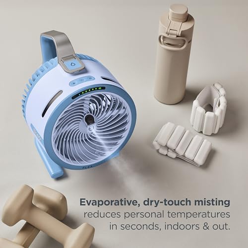 Shark FlexBreeze HydroGo Pro Portable Misting Fan, Graphite, FA056 - image 7