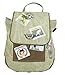 Produktbild Sunsa Damen Kleine Rucksack Backpack Schultertasche Umhängetasche Ranzen Daypack Vintagetasche in Vintage Retro Design Damentasche Frauentasche Canvas mit Leder klein Rucksäcke für Frauen