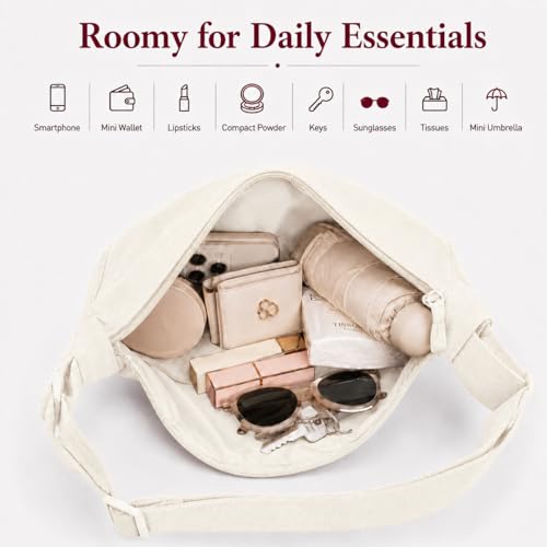 Bolso cruzado ligero de nylon para mujer miniatura 4
