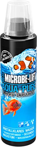 Aquarium water clarifier, ARKA Aqua-Pure 236 ml, clears cloudy water & removes particles
