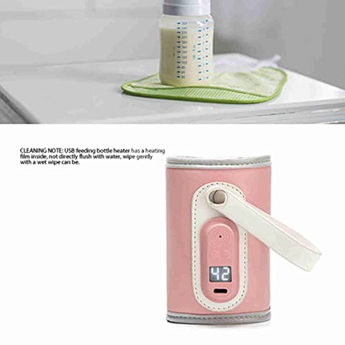 Aquecedor de Mamadeira USB, Carregamento USB Temperatura Constante Aquecedor de Mamadeira de Preserv