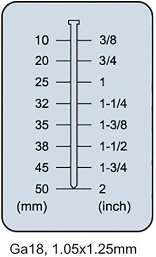 F50 18 Gauge 3/8"-2" Air Brad Nailer Pneumatic Nail Gun Woodworking Tool Air Stapler 4-8BAR