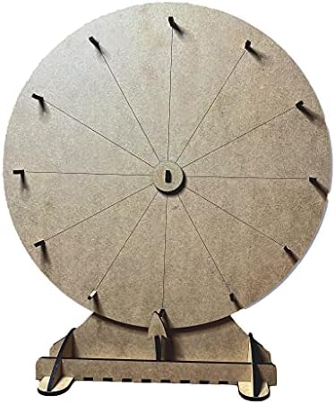 Geekilicious Art DIY Multi Purpose Spinning Wheel Decision Maker | Completed Size: 3.0 x 11.0 x 13.0 in. | Assembly Required