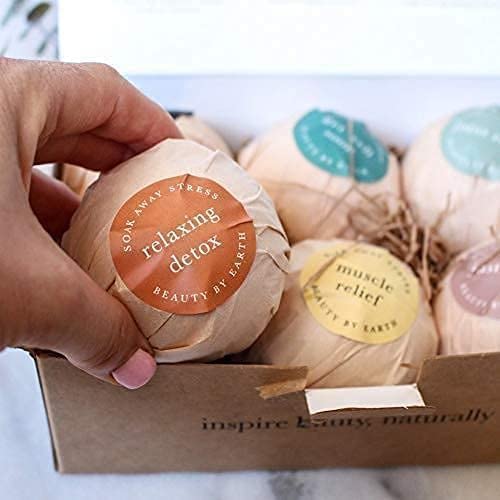 Bath Bomb Gift Set - Usa Made With Organic & Natural Relaxing Ingredients With Aromatherapy Salt & Oils, Bath Bombs For Women, Men & Kids #TOP5