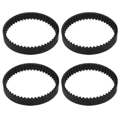 EMSea 4 Stück Staubsauger-Gummi-Antriebsriemen Kompatibel mit Shark NZ801UKT40 NZ801UKT 40 EPH205 Staubsauger-Teile Staubsauger-Zubehör Breite 7 mm Innenumfang ca. 141 mm