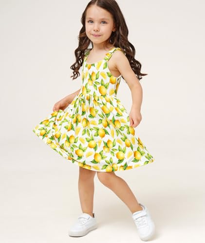 Bamboo Viscose Girl Dress Sleeveless Bowknot Straps Little Girl and Toddler Dresses2