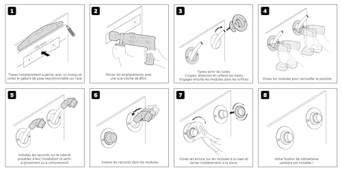 SOMATHERM for You 303520202 Bath/Shower Tap Fitting System for PER Tube Diameter 16 Sliding Fittings F15/21 - Image 2