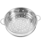 Kichvoe Stainless Steel Steamer Baskets Vegetable Steamer Baskets Food Steamer Pot for Cooking Bu...