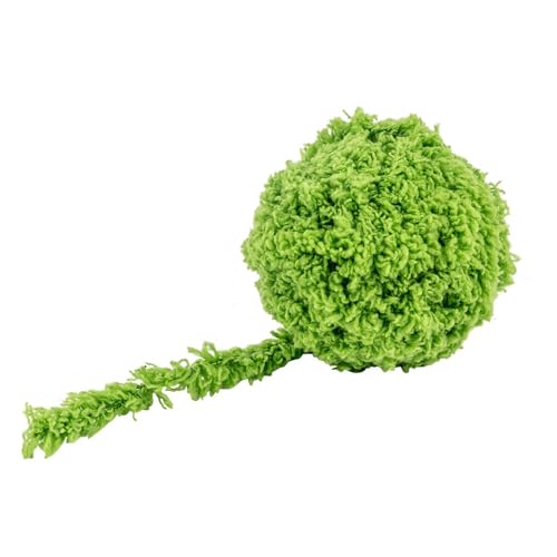 Ideen mit Herz Cinta de musgo verde, poliéster, suave y esponjosa, 600 cm