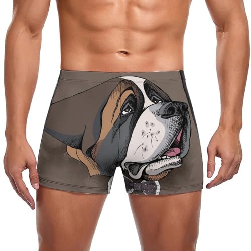 Boxer de bain bouledogue homme anti-frottement à séchage ultra rapide