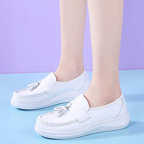 Image of Nurse Shoes for Women Nursing Shoes Zpatos para Trabajar en Restaurante de Mujer Flats for Women