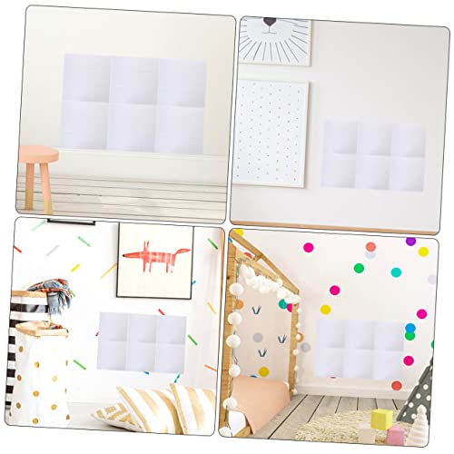 Paneles acústicos absorbentes de sonido ibasenice 6 piezas, autoadhesivos, para aislamiento acústico, paneles para pared, decorativos para dormitorio y oficina, material de fieltro blanco, fácil de instalar miniatura 7