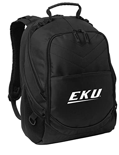 Image of Broad Bay Eastern Kentucky University Backpack | Official EKU Colonels Logo, Padded Laptop Computer Section, Premium 600 Denier Nylon Fabric,