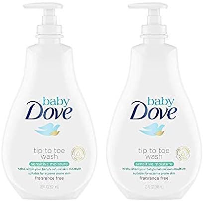 Tip to Toe Baby Wash Sensitive Moisture 20 oz (2 Pack)